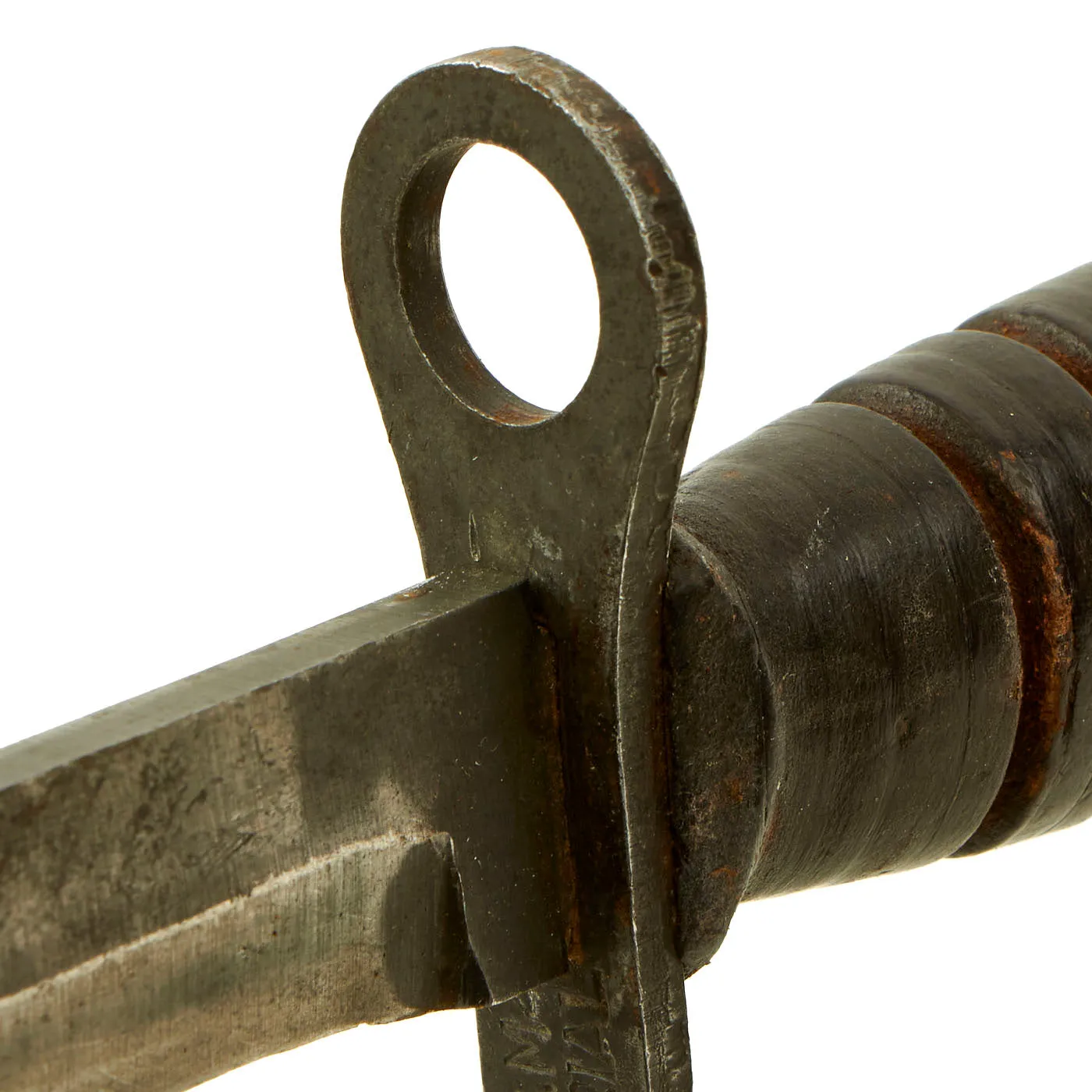 Original U.S. WWII M4 Bayonet by Rare Manufacturer Aerial Cutlery Company, Marinette, Wisconsin for the M1 Carbine with M8 Scabbard
