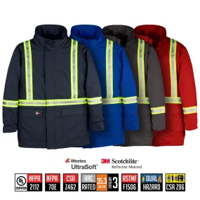 Quilt Lined Parka Arctic with Reflective Material - M305US7