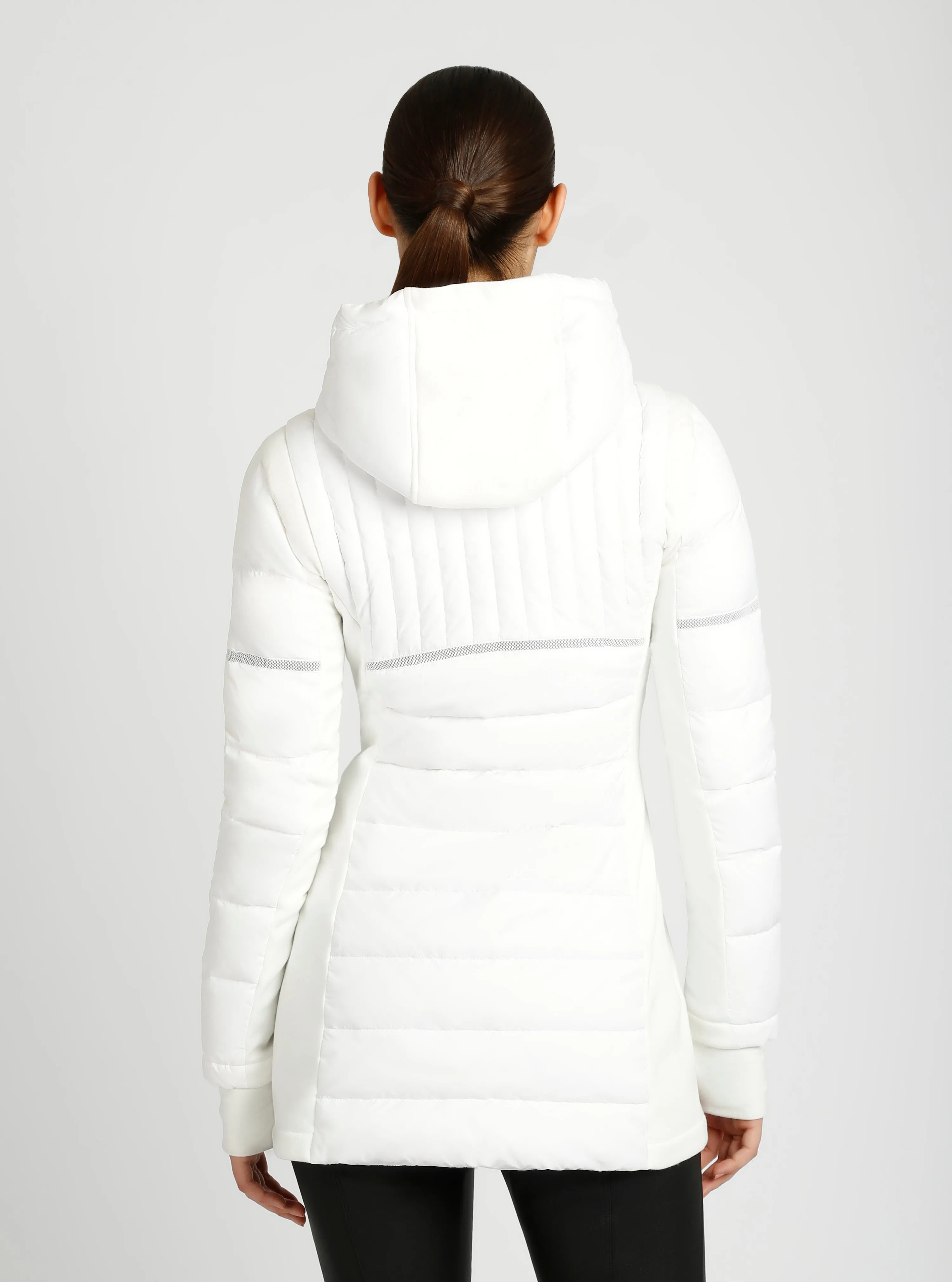 Reflective Inset Down Filled Featherweight Parka