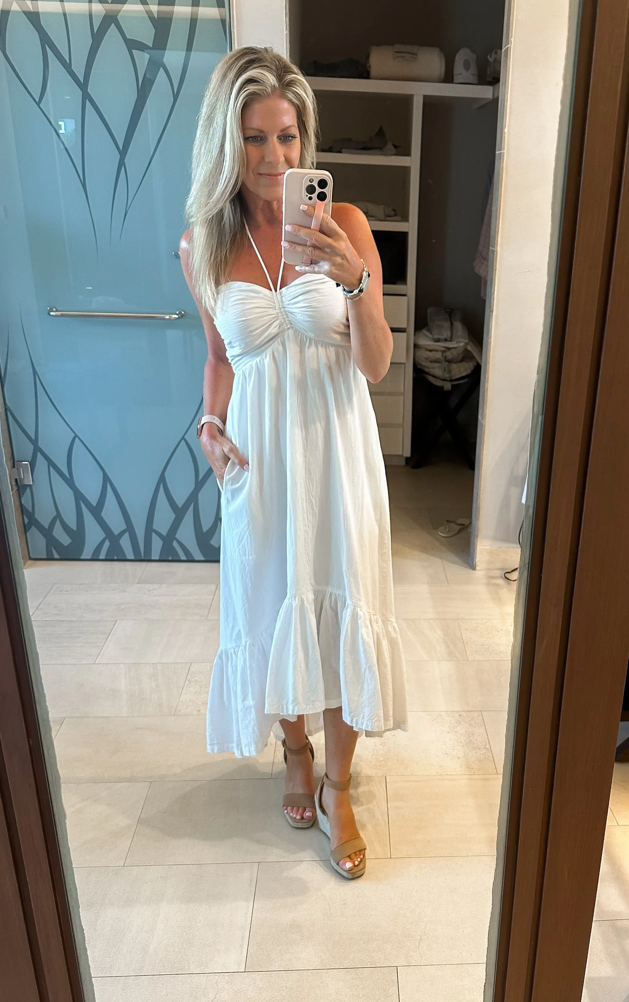 Simply Sweet Halter Maxi Dress