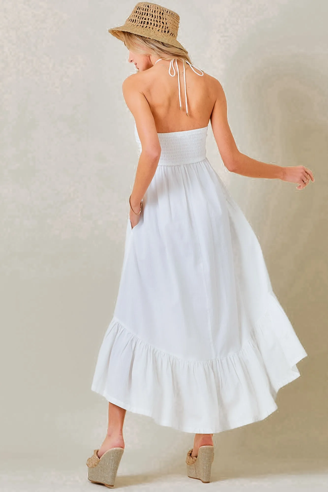 Simply Sweet Halter Maxi Dress