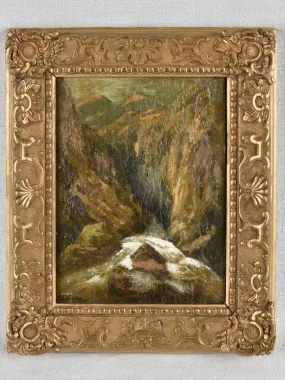 Small Swiss landscape A. Calame (1810-1864) 13½" x 10¾"