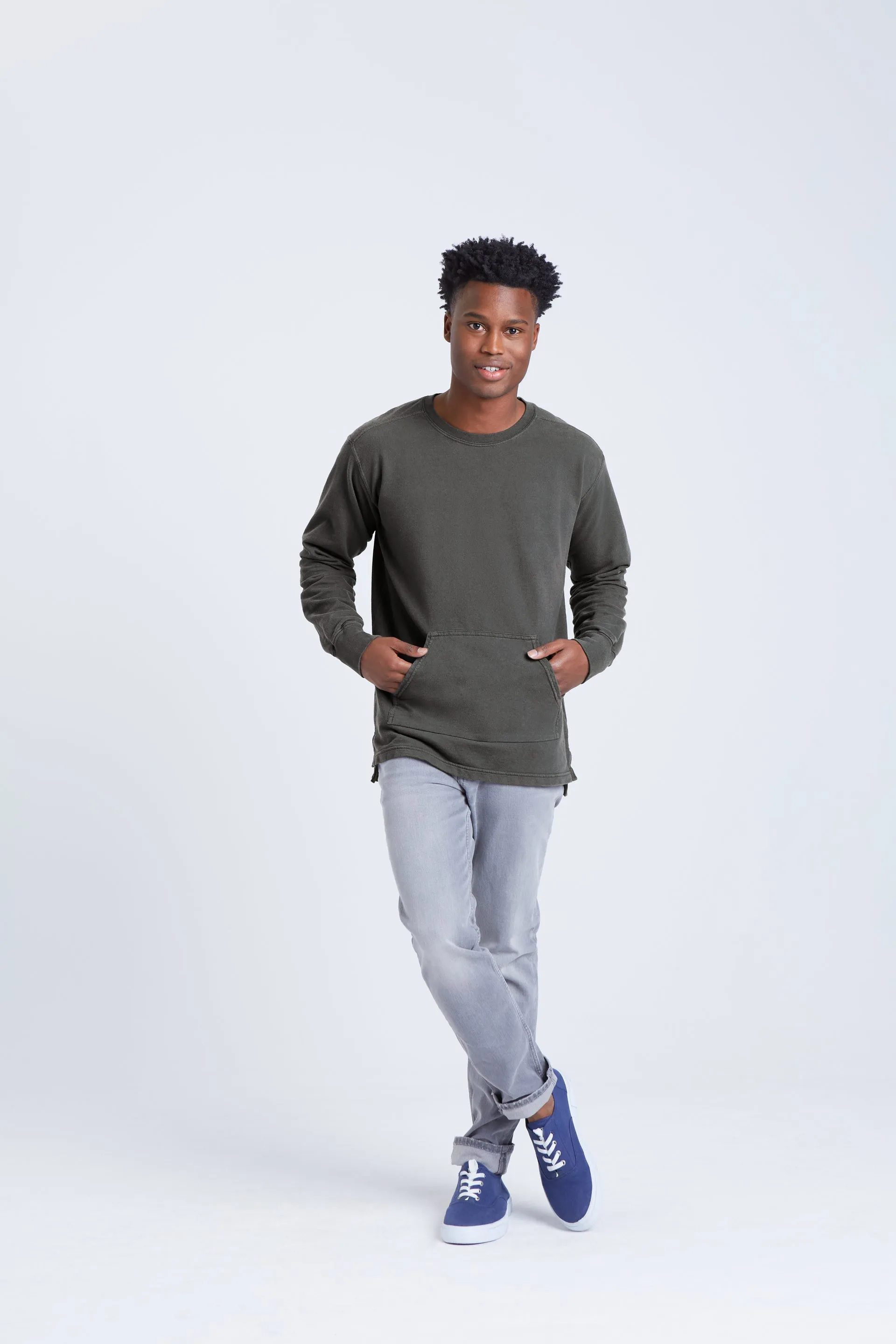 Soft-Washed Hoodless Pullover Shirt Adult
