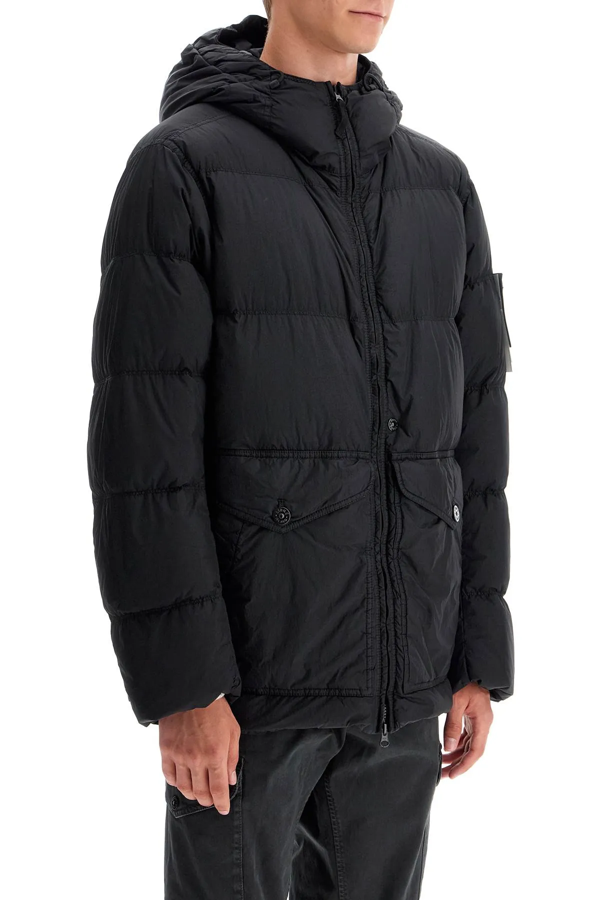 Stone Island Hooded Crinkle-Reps R (Size - L)
