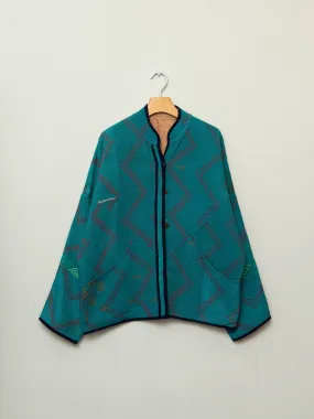 The Ladhiya Quilted Patchwork Kantha Jacket