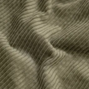 Vintage Wide Wale Cotton Corduroy - Light Olive