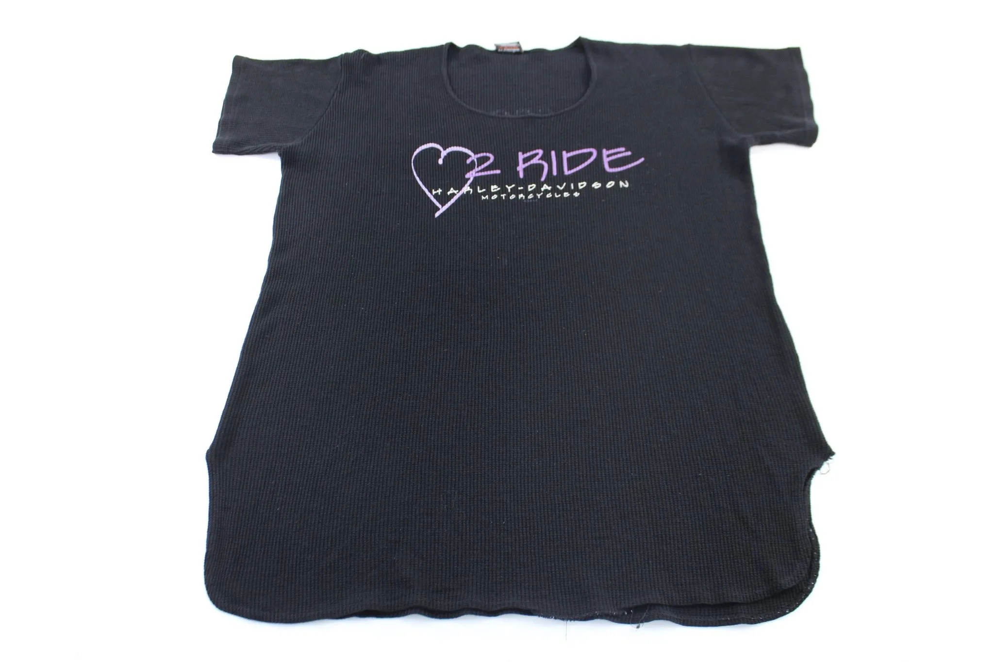 Women's Harley Davidson Motorcycles Love To RIde Thermal T-Shirt