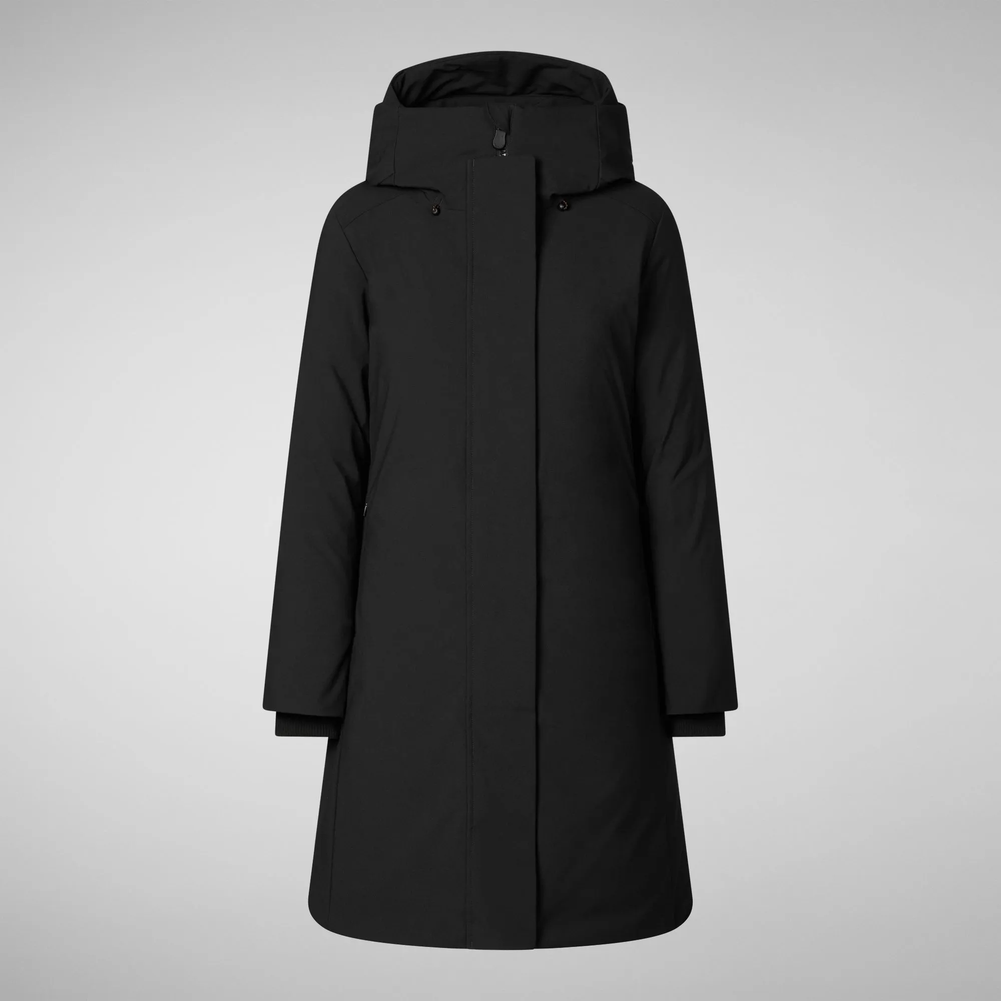 Women's hooded parka Sienna in black
